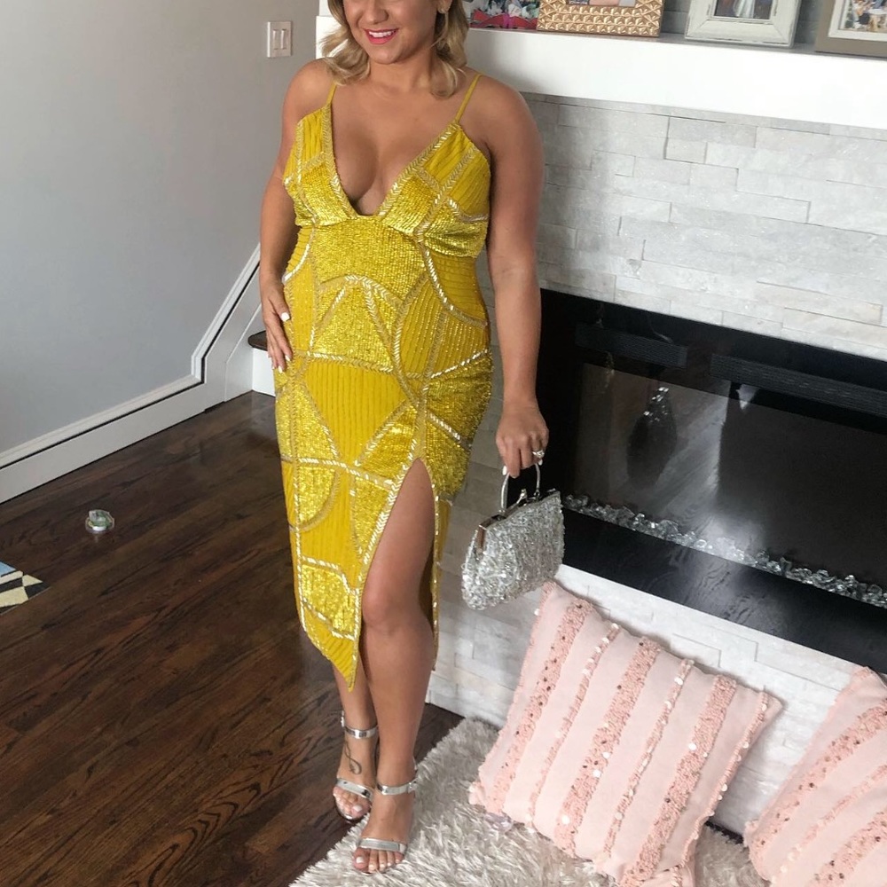 Asos beaded dress